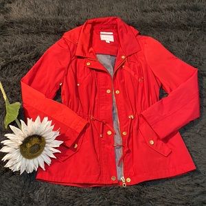 Water-Resistant Hooded Anorak Jacket